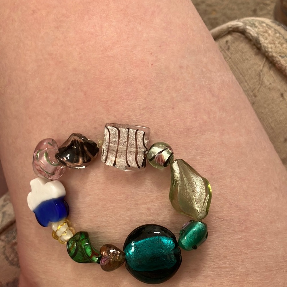 Unique glass bracelet